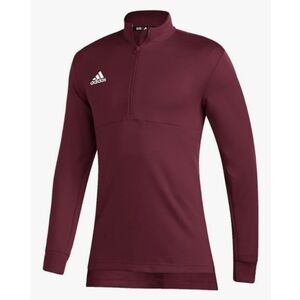 ADIDAS Men's Quarter-Zip High Neck Sweatshirt